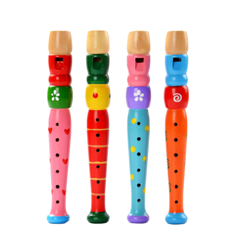 Musical Instrument Project - Hot Kleurrijke Houten Fluit Muziekinstrument Trompet