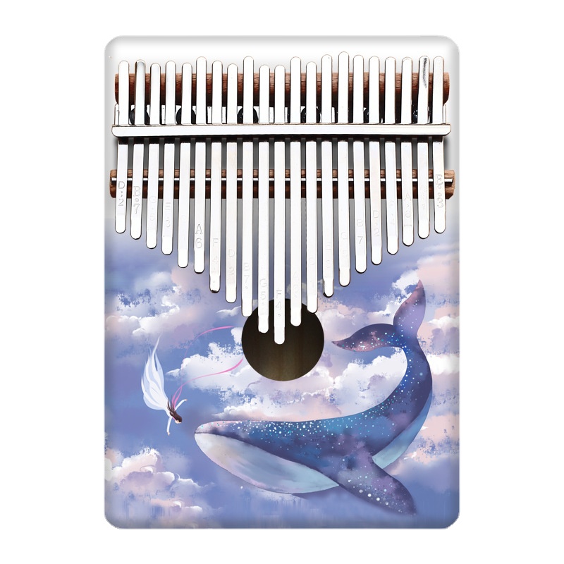 Musical Instrument Of Keyboard - Kleurrijke 21 Key Kalimba Kids Cartoon