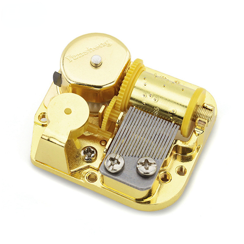 Musical Instrument Brands - Y 1 ST vergulde Windup Muziekdoos