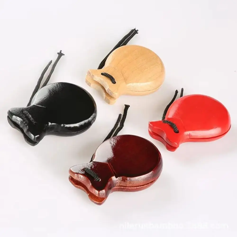 Castanet Flamenco - Houten Spaanse castagnetten Traditionele handklepel Flamencodanscastagnetten