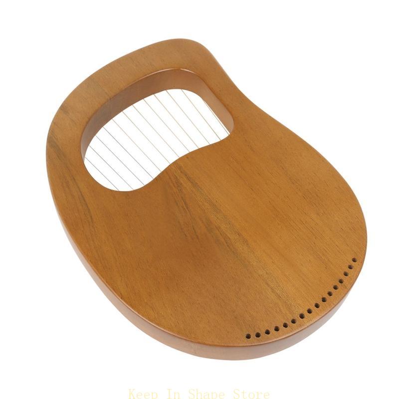Musical Instrument Lyre - U1jc 16 String Mahonie Lyre Harp,