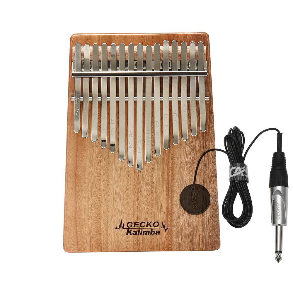Musical Instrument Of Keyboard - GECKO 15-toetsen Kalimba G-toon duimpiano Mbira