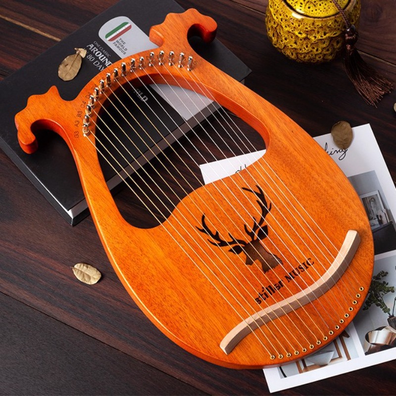 Musical Instrument Lyre - Antlers 16-toons lier, 16-snarige harp, draagbare
