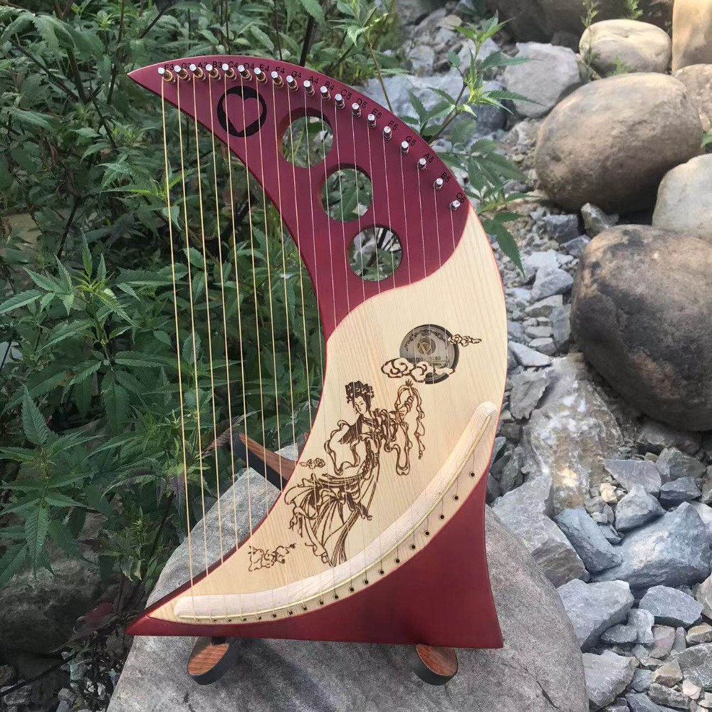 Vintage massief houten 19/24-s - Musical Instrument Lyre recensie en prijs