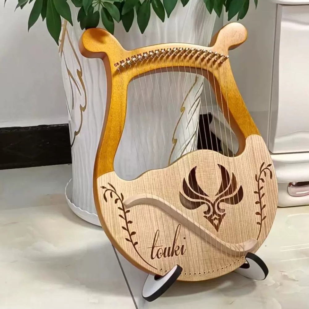 Vintage massief houten 19/24-s - Musical Instrument Lyre recensie en prijs