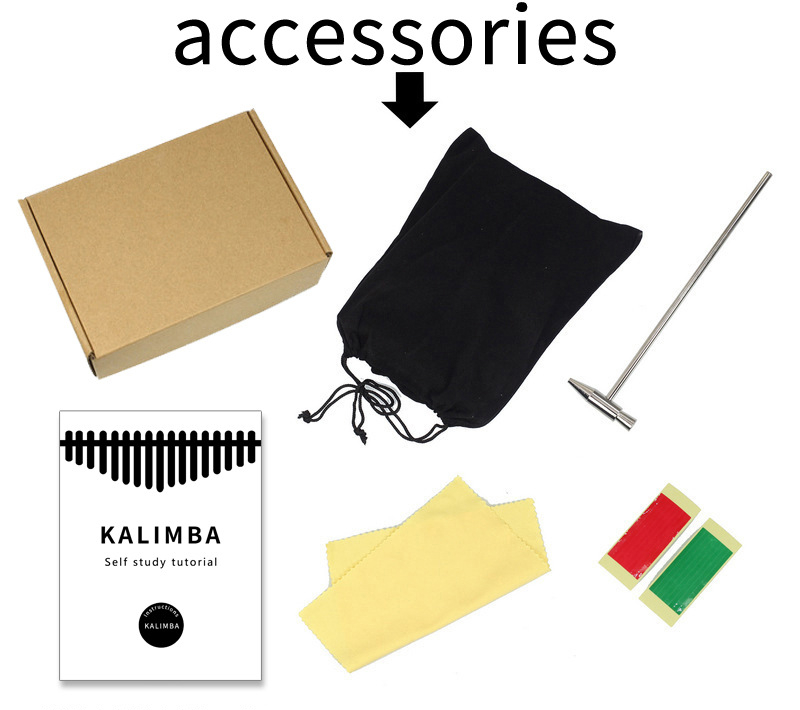 Kleurrijke 21 Key Kalimba Kids - Musical Instrument Of Keyboard recensie en prijs