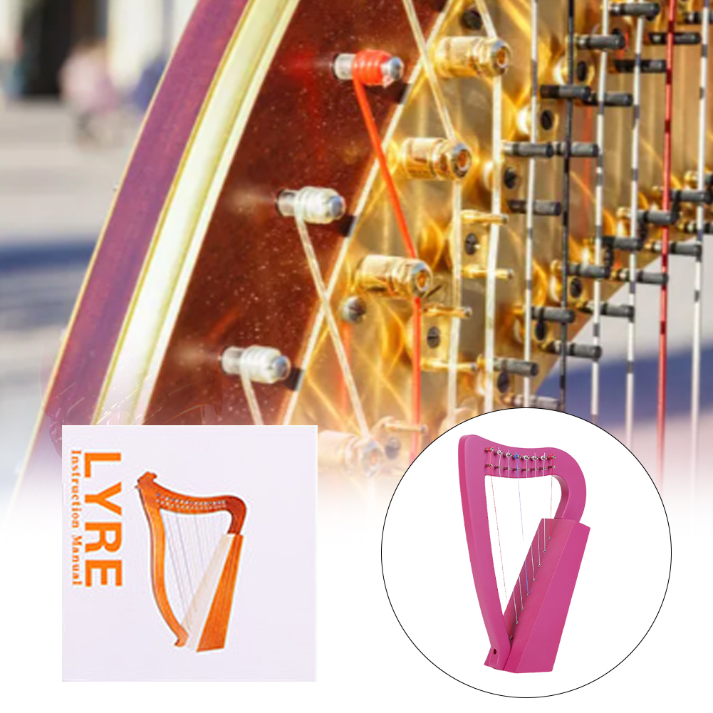 8-snarige lierharp massief hou - Musical Instrument Lyre recensie en prijs