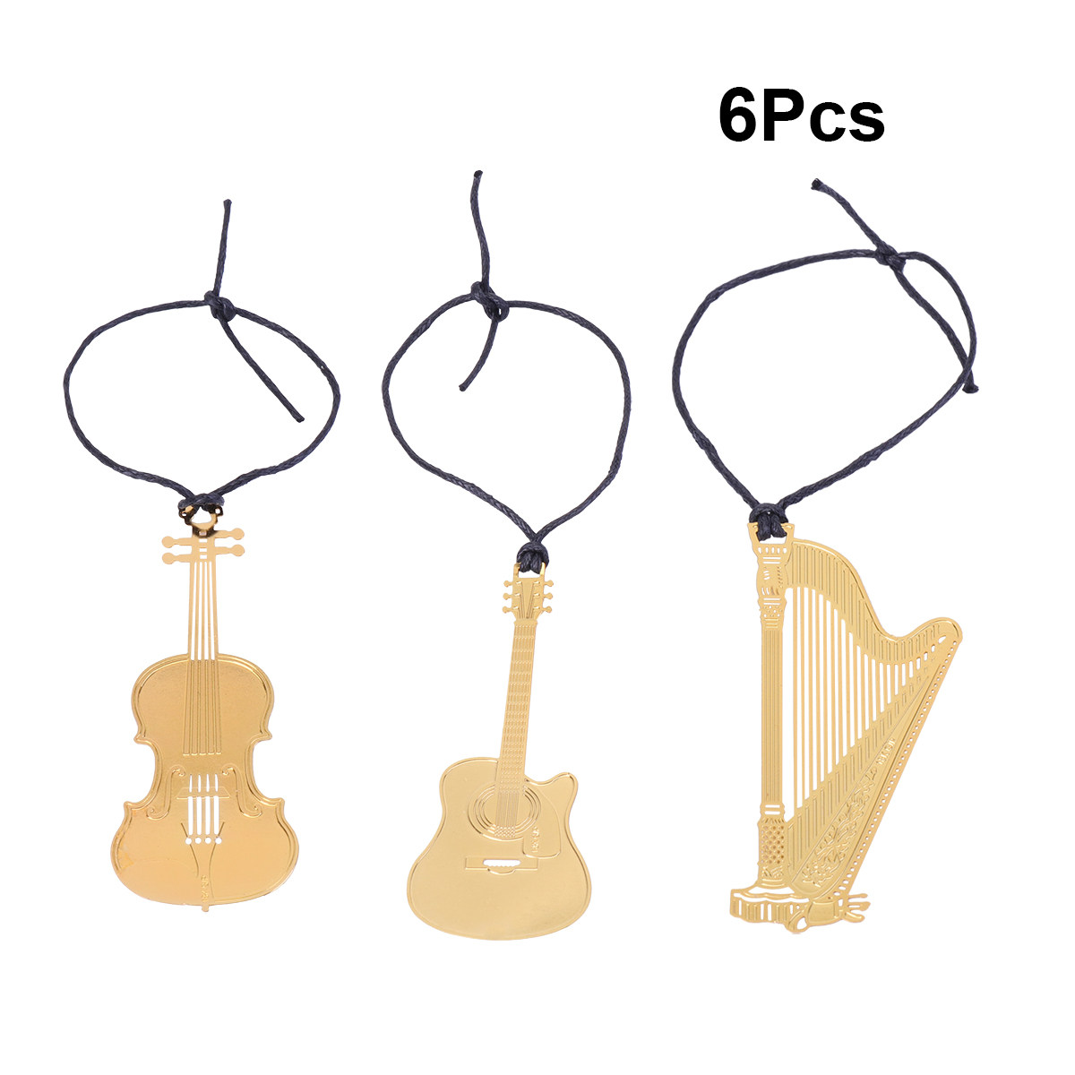 6 stuks metalen bladwijzers me - Musical Instrument Book recensie en prijs