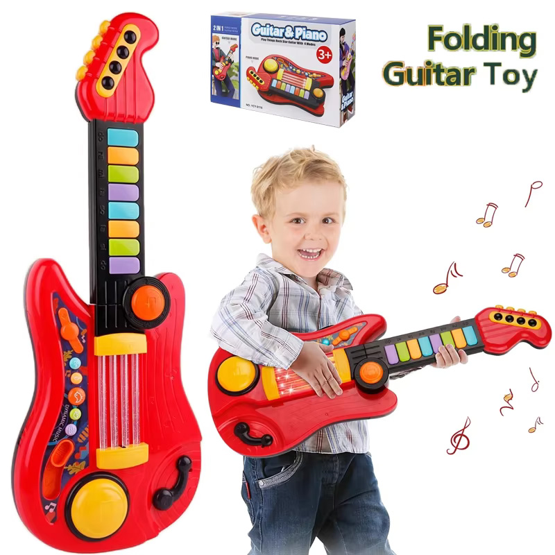 2-in-1 elektrische kindergitaa - Musical Instrument Project recensie en prijs