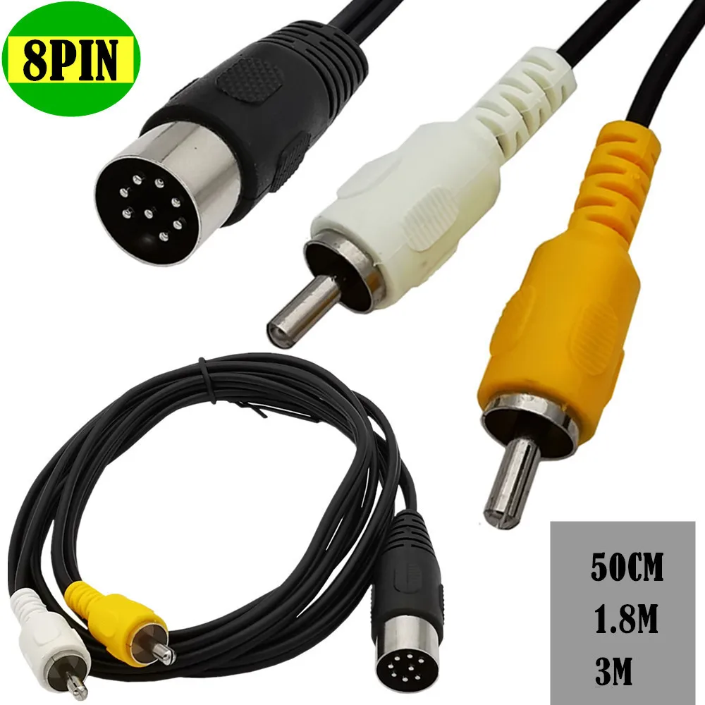 Din 8 Pin Naar 2rca Kabel 8 Pi - Musical Instrument Project recensie en prijs