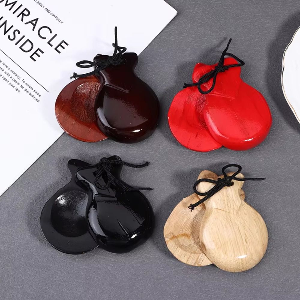 Orff Percussie Houten Kastanie - Castanet Flamenco recensie en prijs