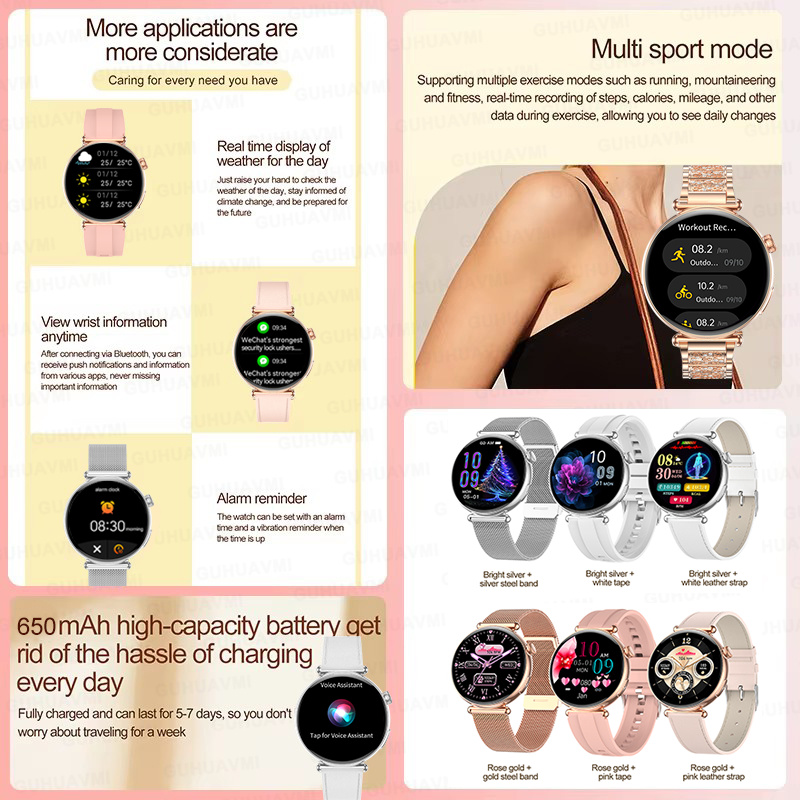 Nieuw 1,27-inch smartwatch voo - Musical Instrument Craft recensie en prijs