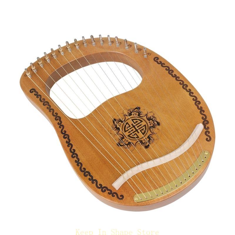 U1jc 16 String Mahonie Lyre Ha - Musical Instrument Lyre recensie en prijs