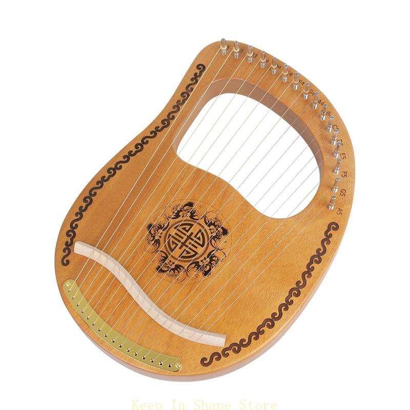 U1jc 16 String Mahonie Lyre Ha - Musical Instrument Lyre recensie en prijs