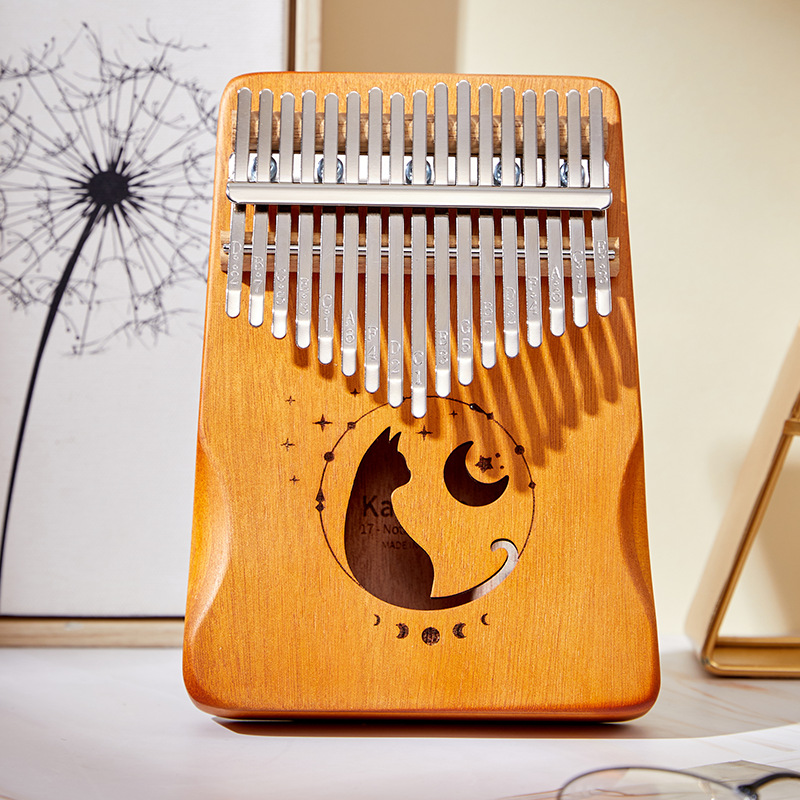 17-toetsen Kalimba kleurverloo - Musical Instrument Book recensie en prijs