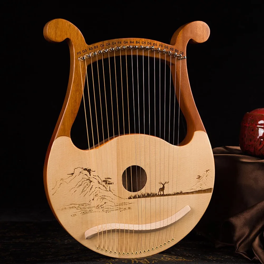 Hoge kwaliteit 19-snarige lier - Musical Instrument Lyre recensie en prijs
